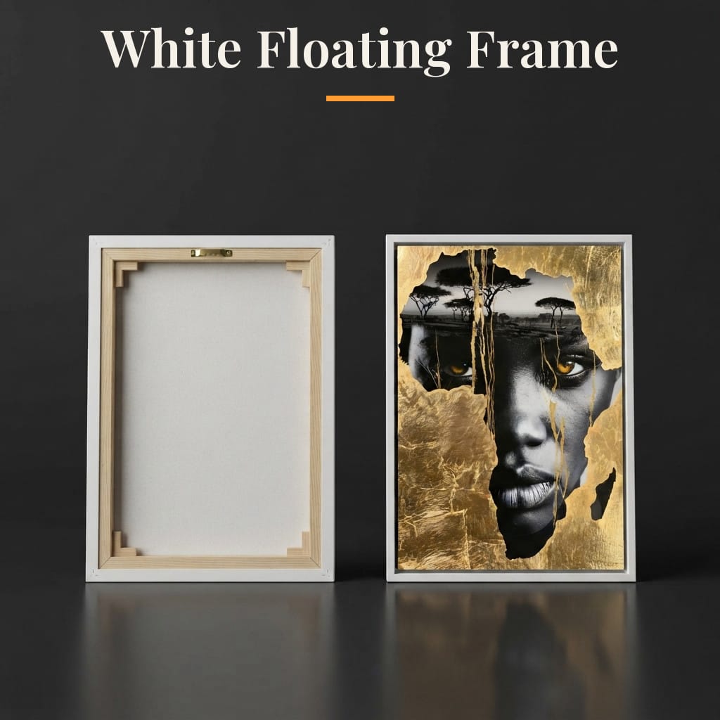 Ancestral Roots Emerging From Gilded Soil Canvas Wall Art