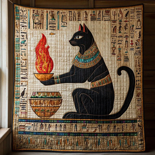 Ancient Flame Quilt Blanket