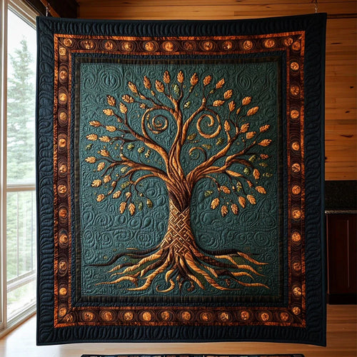 Ancient Grove Majesty Quilt Blanket