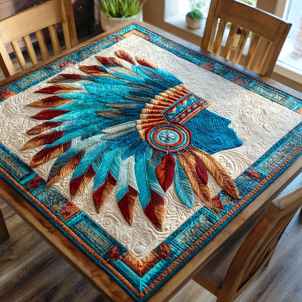 Ancient Path Quilted Table Topper