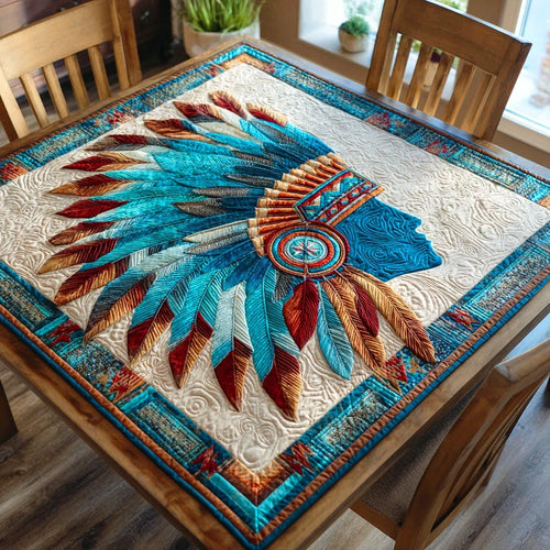 Ancient Path Quilted Table Topper