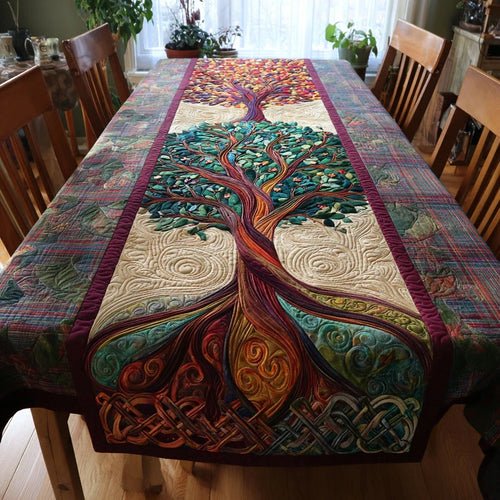 Ancient Roots Quilted Table Runner