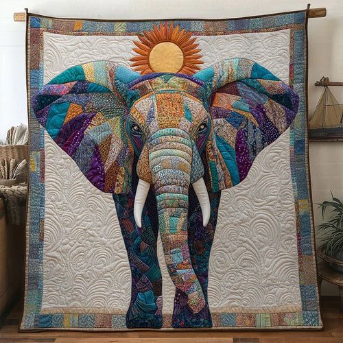 Ancient Soul Elephant Quilt Blanket
