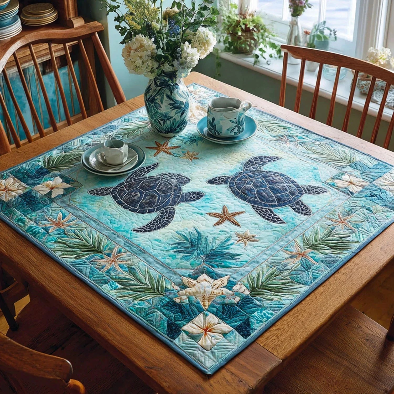 Ancient Traveler Quilted Table Topper