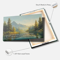 don t worry pray about everything philippians 4 6 wall art canvas (Landscape)