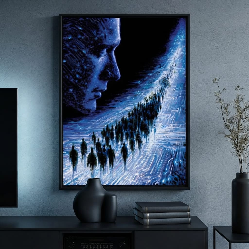 Architect of the Collective Consciousness Canvas Wall Art