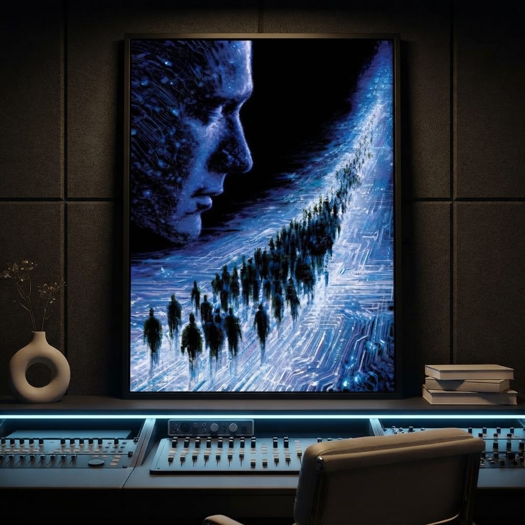 Architect of the Collective Consciousness Canvas Wall Art