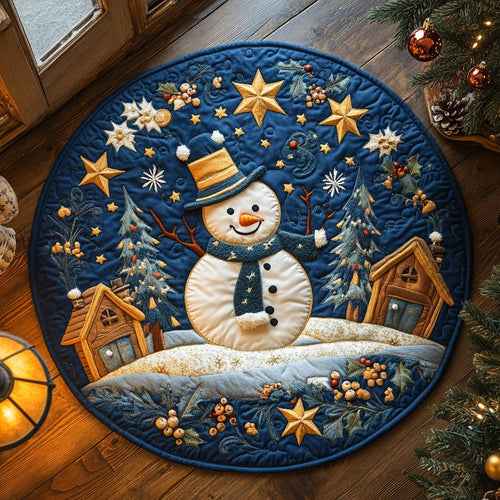 Arctic Antics Quilted Round Mat