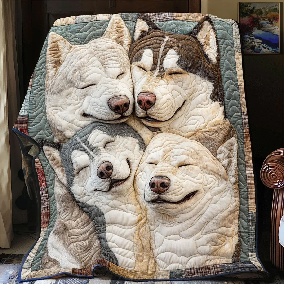 Arctic Family Quilt Blanket