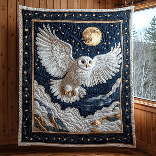 Arctic Feathers Quilt Blanket