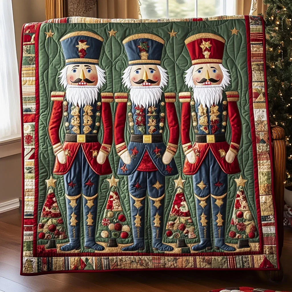 Arctic Guard Quilt Blanket