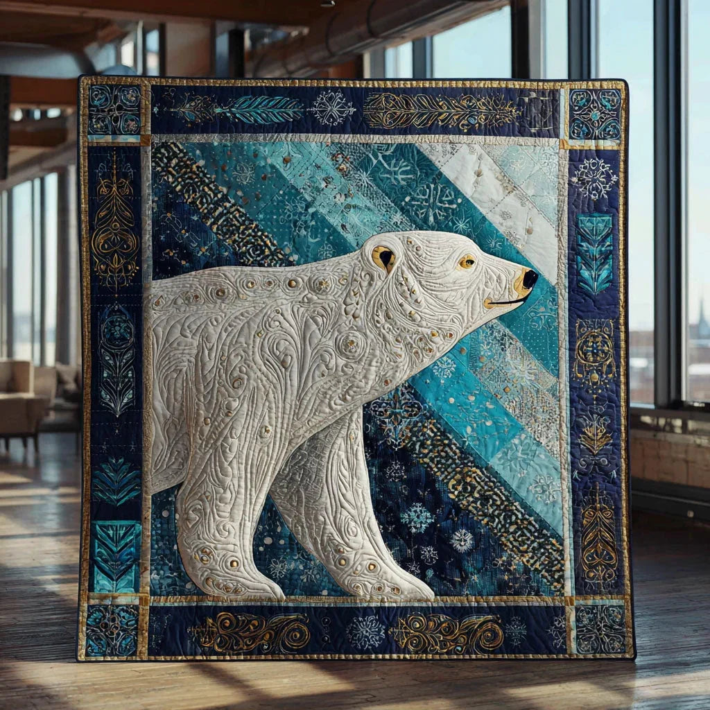 Arctic Guardian Quilt Blanket