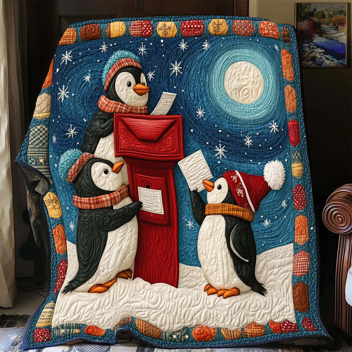 Arctic Mail Quilt Blanket