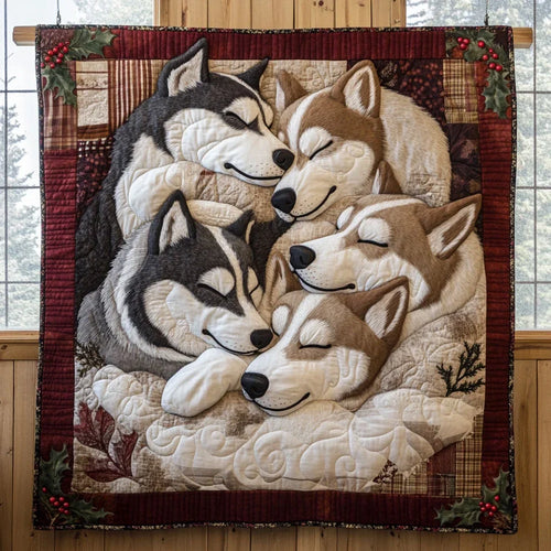Arctic Whispers Quilt Blanket
