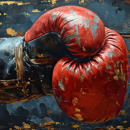 Boxing Glove Canvas Wall Art