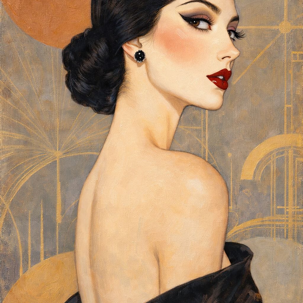 Velvet Elegance Canvas Wall Art