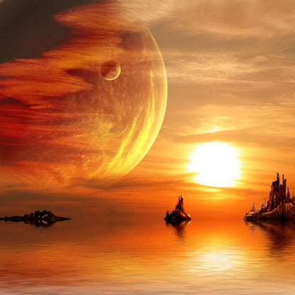 Otherworldly Scenery Canvas Wall Art