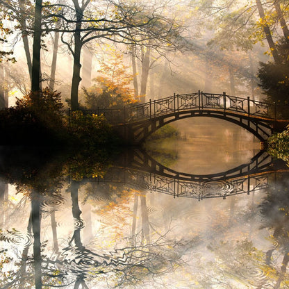 Park Bridge Canvas Wall Art