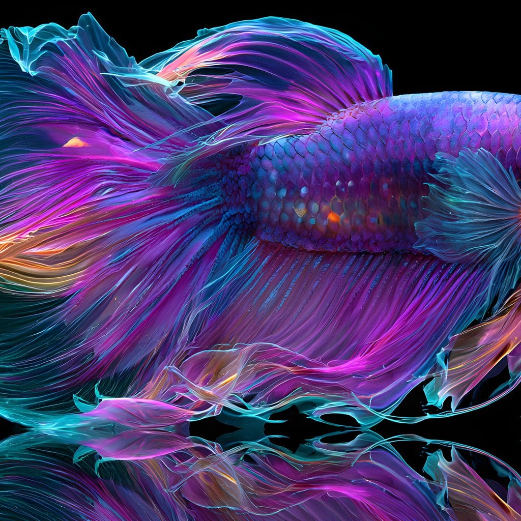 Radiant Fish Canvas Wall Art