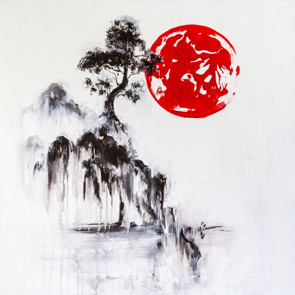 Japanese Tree Canvas Wall Art
