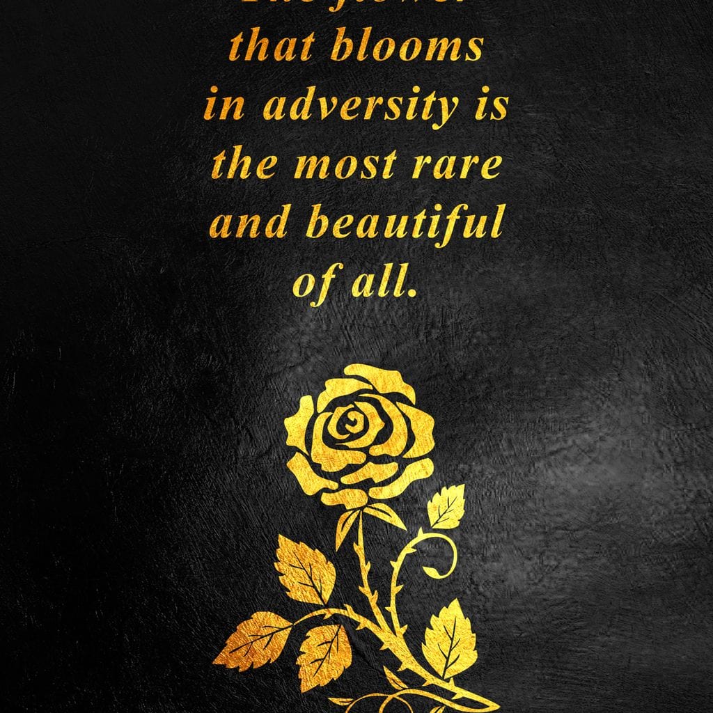 The Flower That Blooms Canvas Wall Art