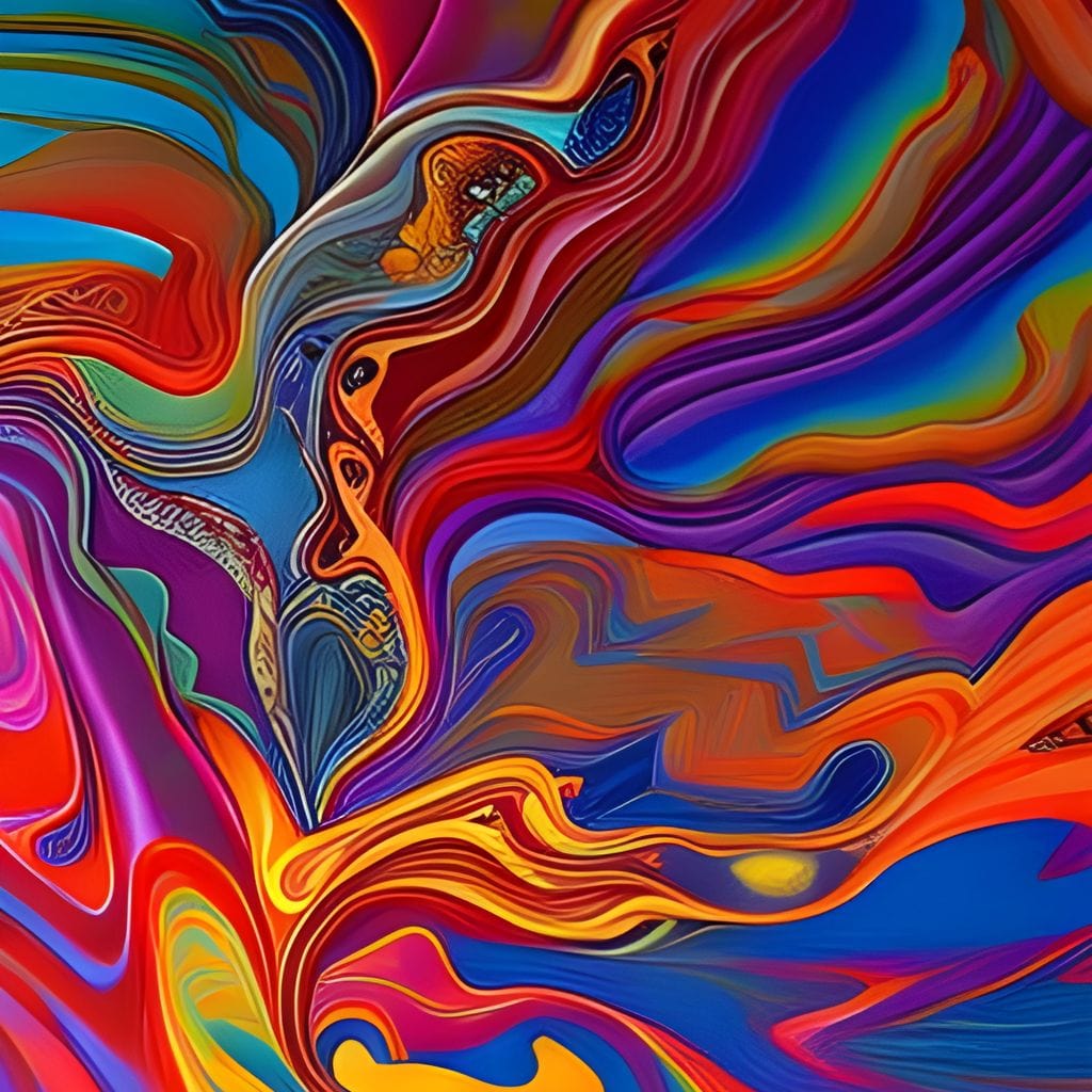 Colorful Contemporary Art 242 Canvas Wall Art