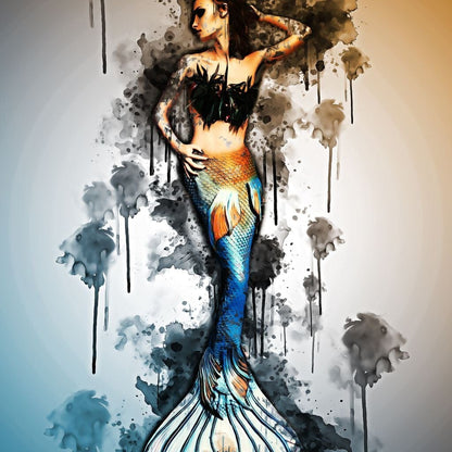 Mermaid Canvas Wall Art
