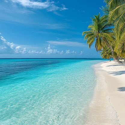 Tropical Shoreline Dreams Canvas Wall Art