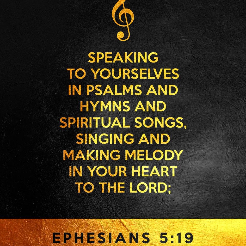 Ephesians 5:19 Canvas Wall Art