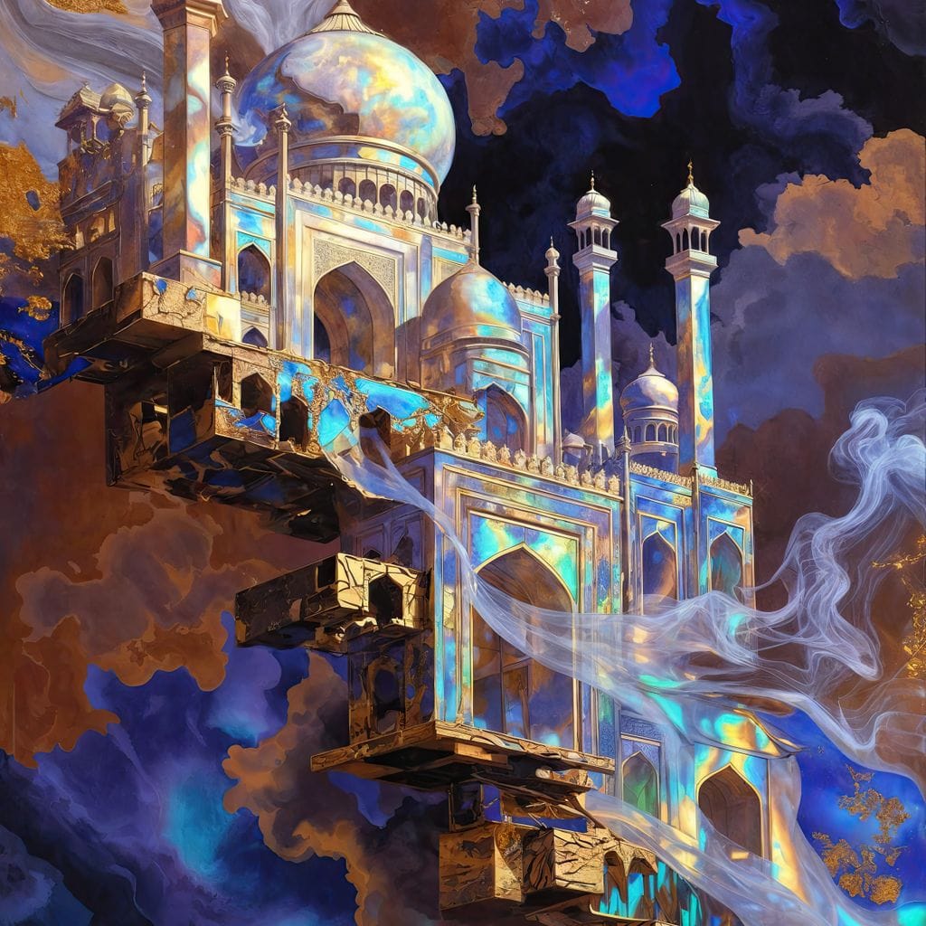 The Palace Between Worlds Canvas Wall Art