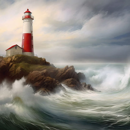 Captivating Lighthouse Canvas Wall Art