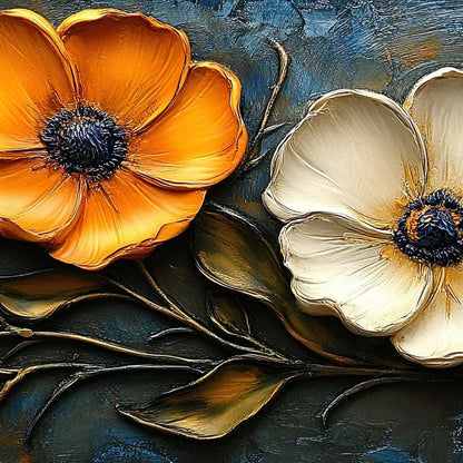 Floral Symphony of Vibrant Colors Canvas Wall Art