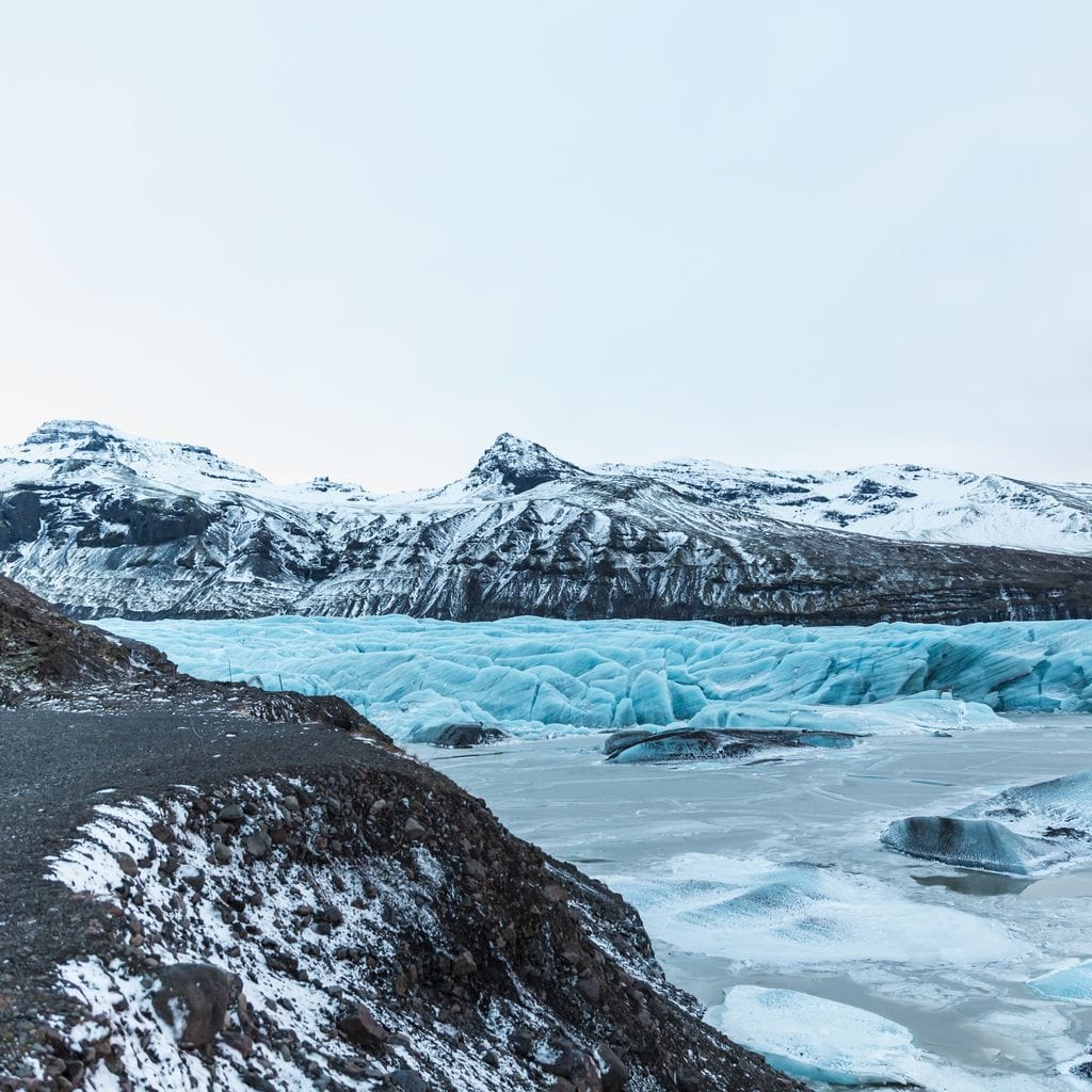 Svinafellsjokull Glacier Canvas Wall Art