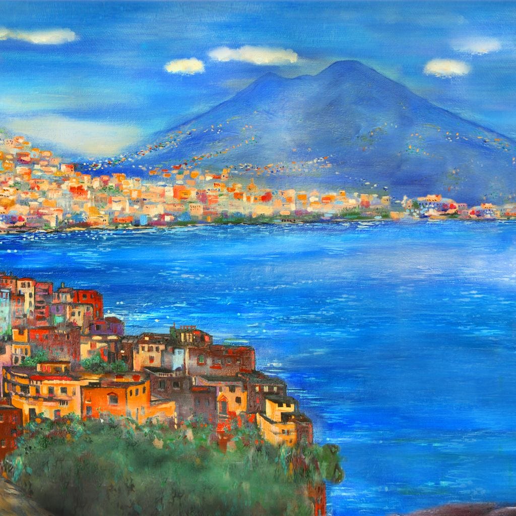 Naples Italy Canvas Wall Art