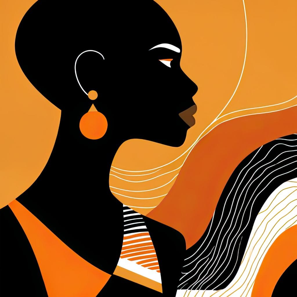 Bold in Amber Canvas Wall Art