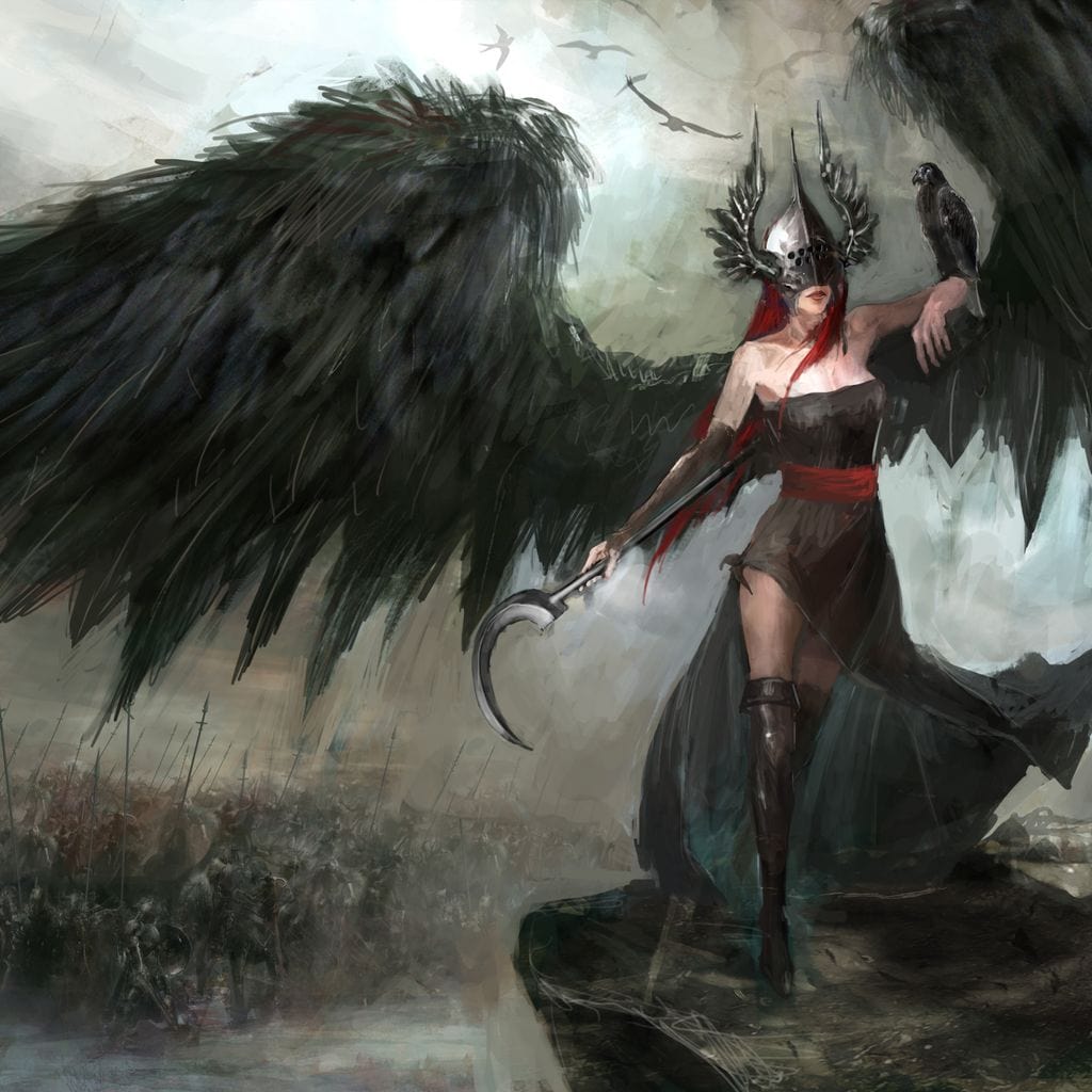 Dark Crow General Canvas Wall Art