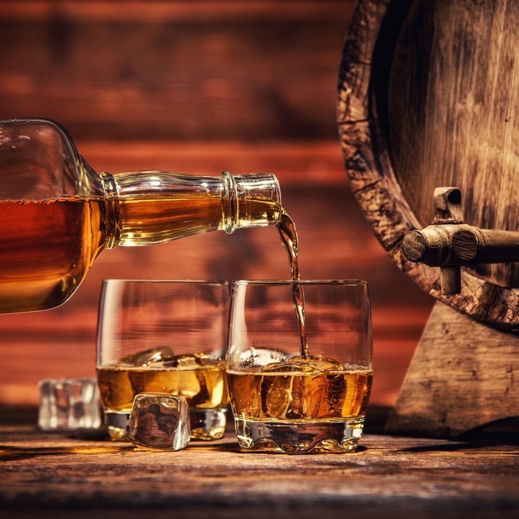 Whiskey Night Canvas Wall Art