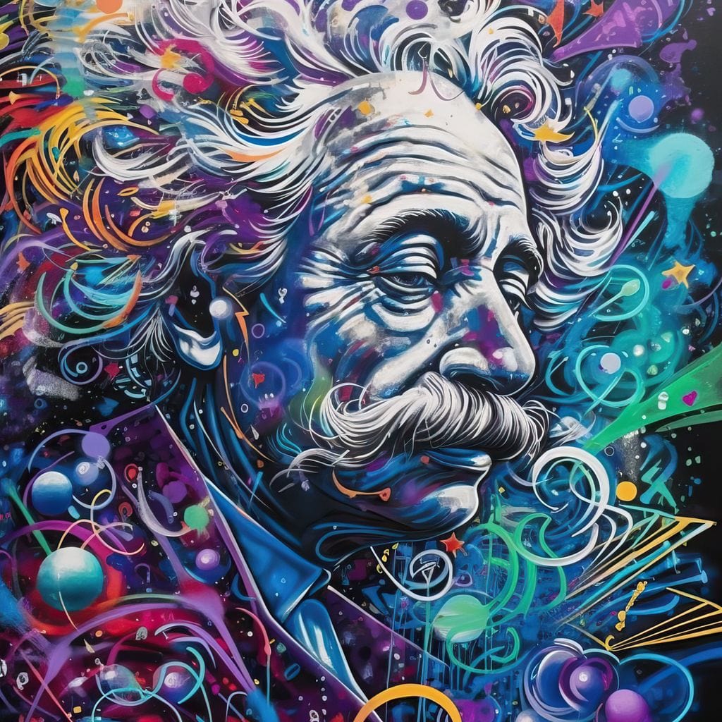 Albert Einstein Canvas Wall Art