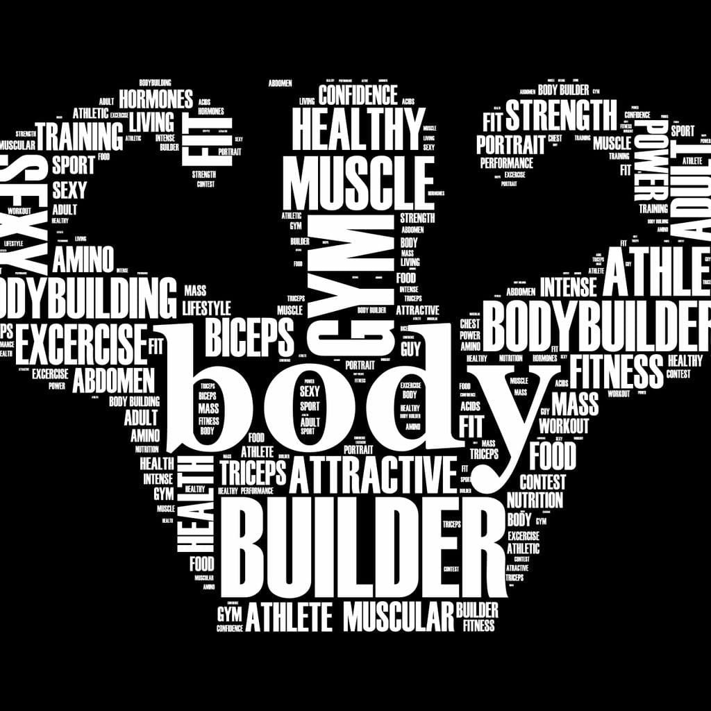 Body Builder Canvas Wall Art