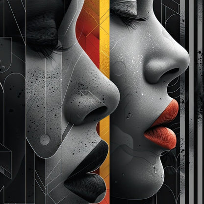 Silhouette Secrets Unveiled Canvas Wall Art