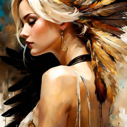 Female Portrait 0024 Canvas Wall Art