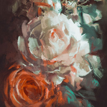 Bouquet of Roses Canvas Wall Art