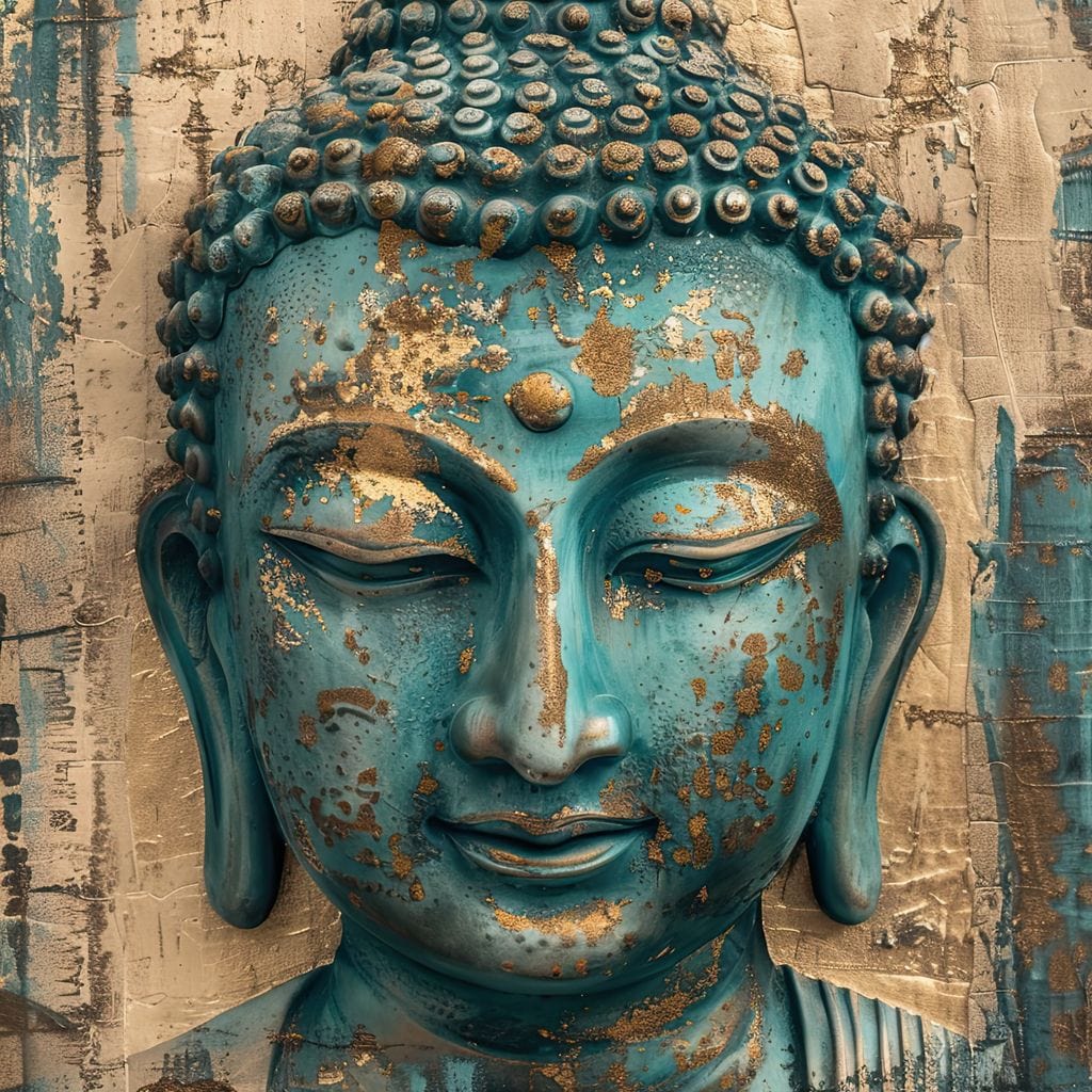 Meditative Harmony Tranquility Canvas Wall Art
