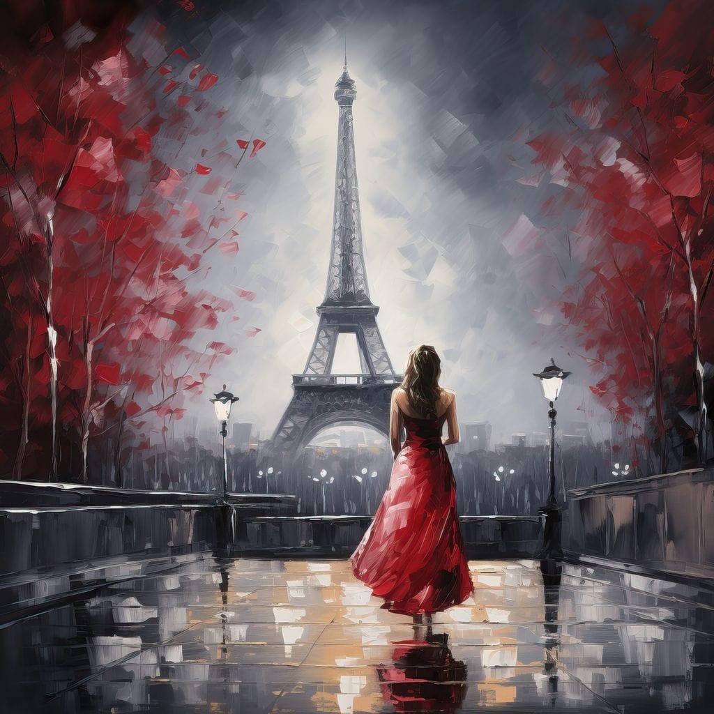 Romantic French Dream Canvas Wall Art