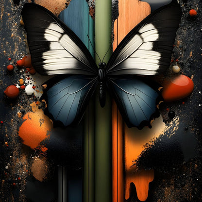 Butterfly Dreamscape Fusion Canvas Wall Art
