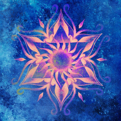 Pink Mandala Canvas Wall Art