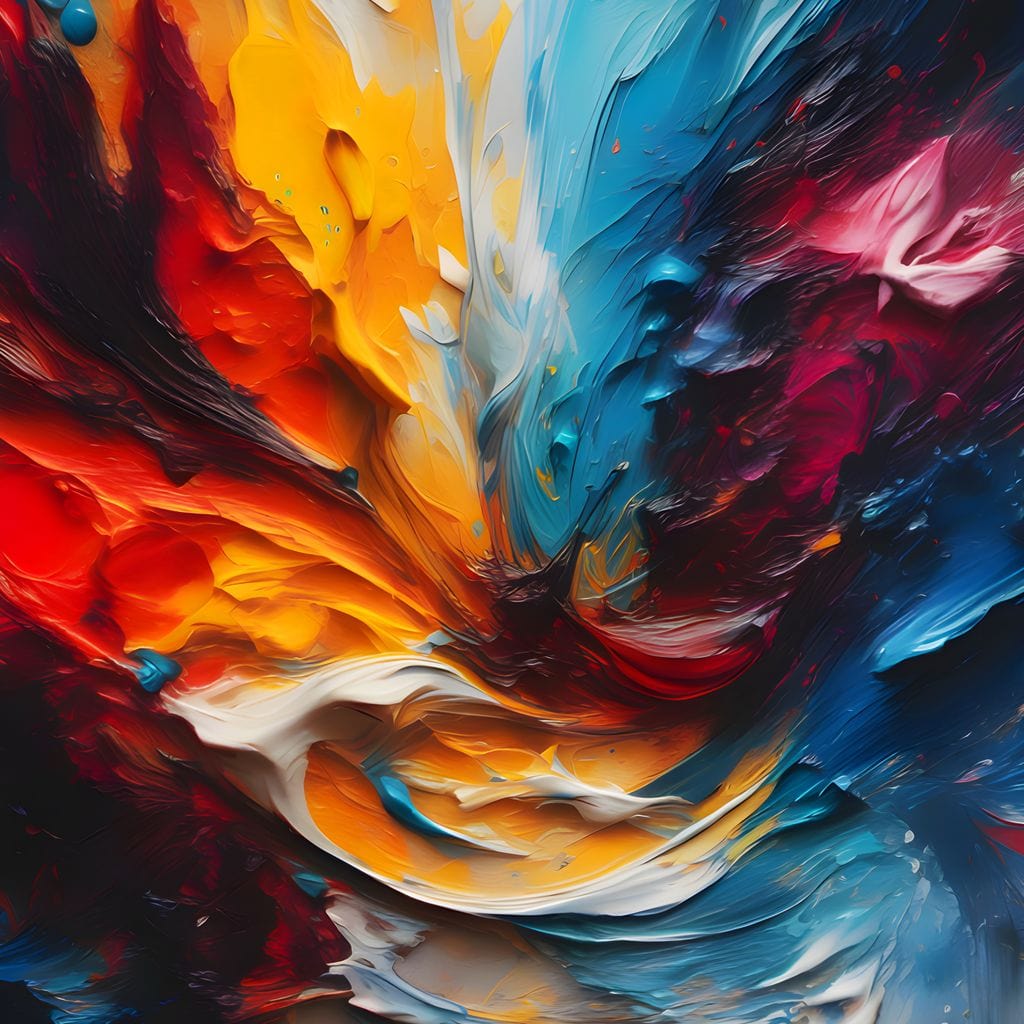 Color Burst Canvas Wall Art