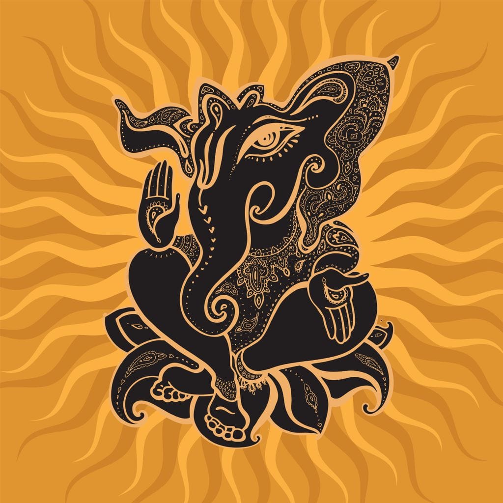 Ganesh Wisdom Canvas Wall Art
