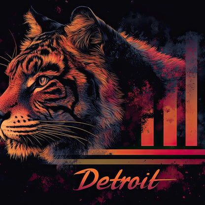 Urban Detroit Canvas Wall Art