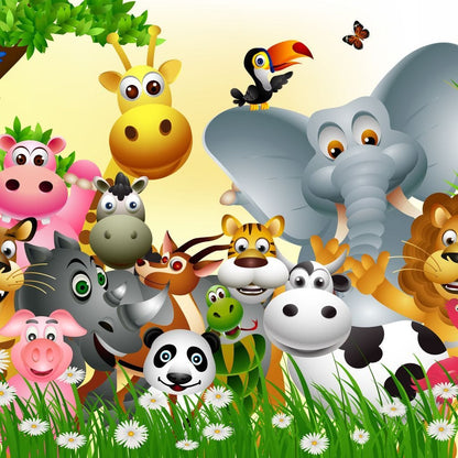 Cute Animals Canvas Wall Art